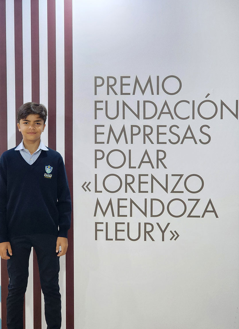 Premio de la fundacion empresas polar de la Unidad Educativa Kavac