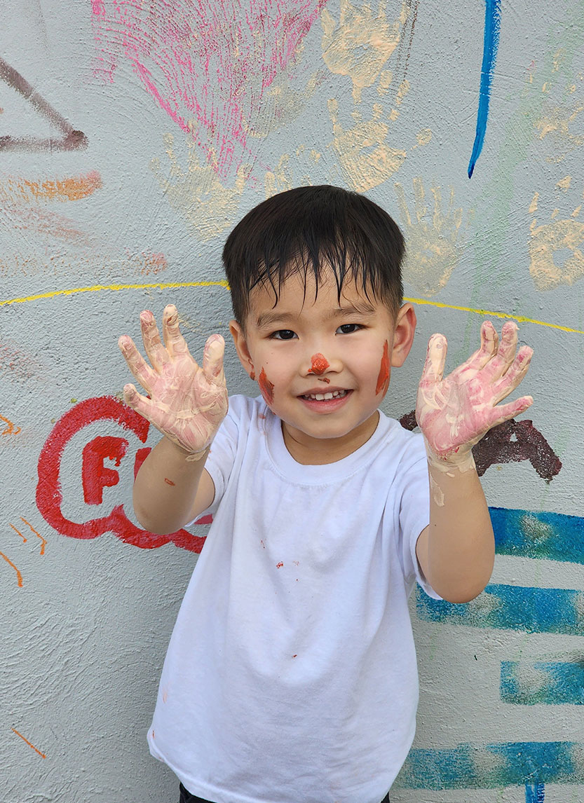 Estudiantes de la Unidad Educativa Kavac